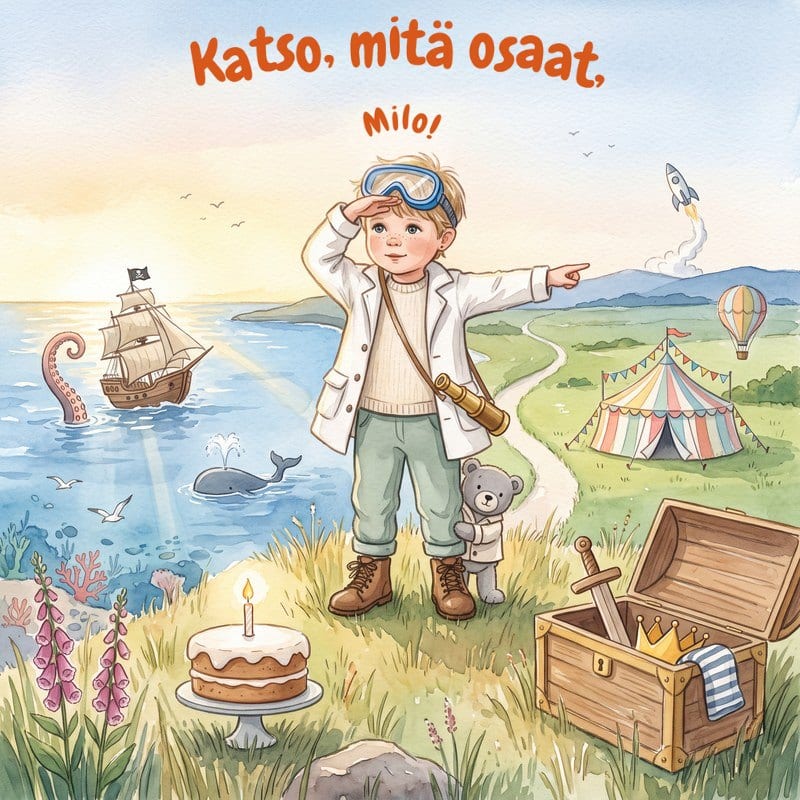 Sen pohjalta piirretty hahmo