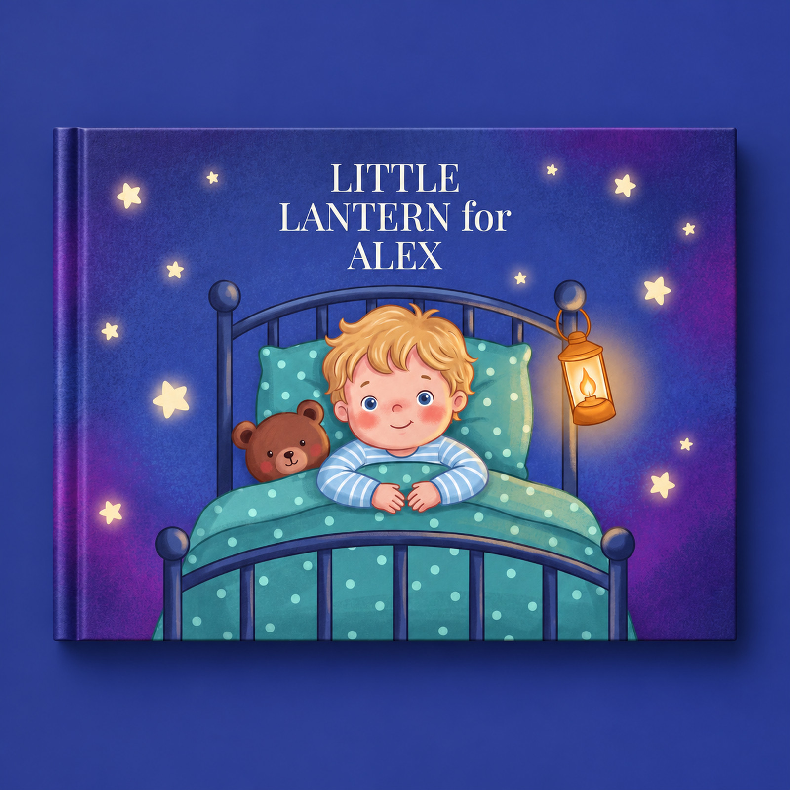 A personalised Little Lantern book