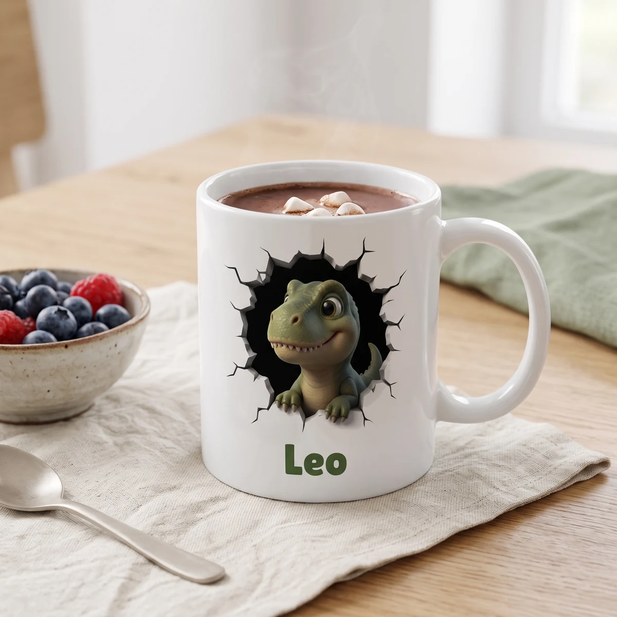 Personalisierte Tasse - Dino-Durchbruch, Bild 3 von 6