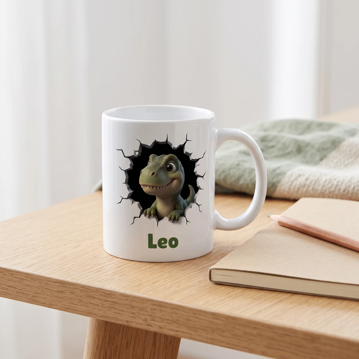 Personalisierte Tasse - Dino-Durchbruch, Bild 5 von 6