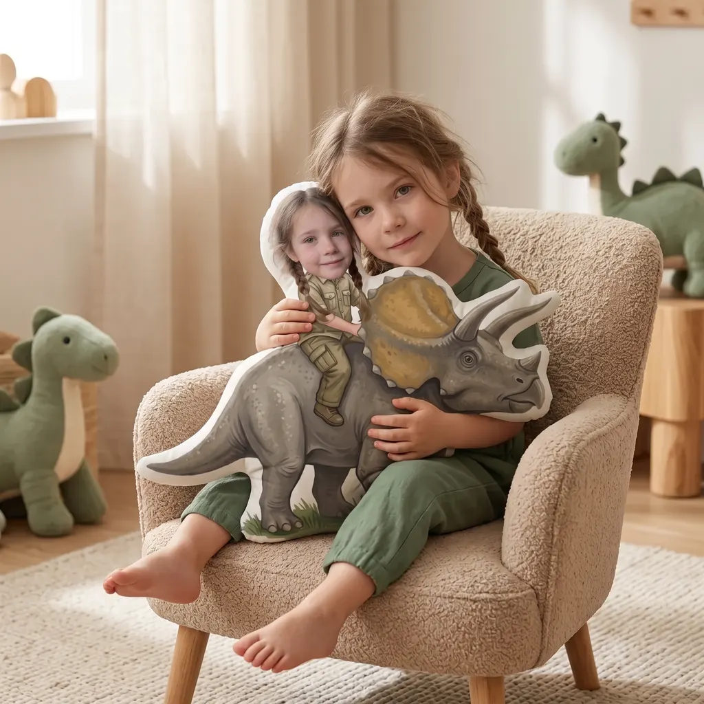 Gepersonaliseerd vormkussen - Safaririt, Afbeelding 2 van 6