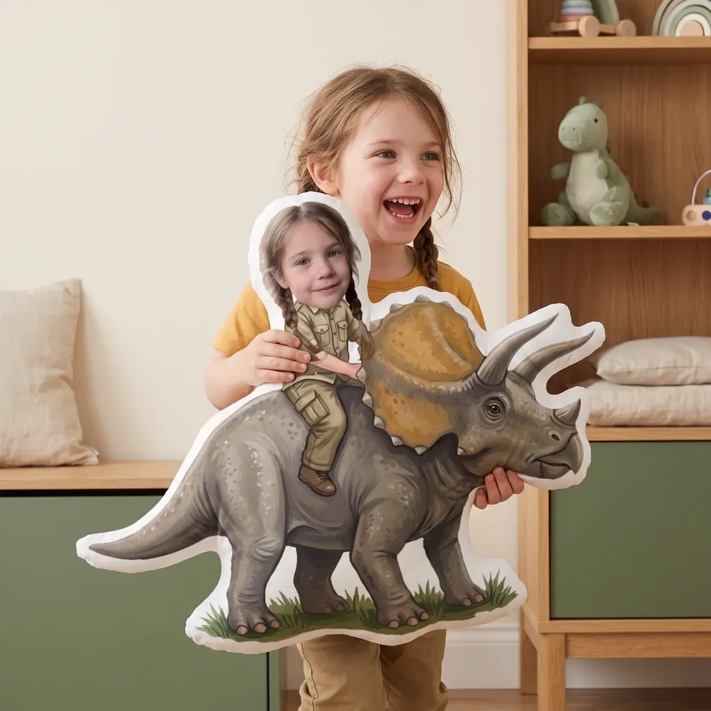 Gepersonaliseerd vormkussen - Safaririt, Afbeelding 3 van 6