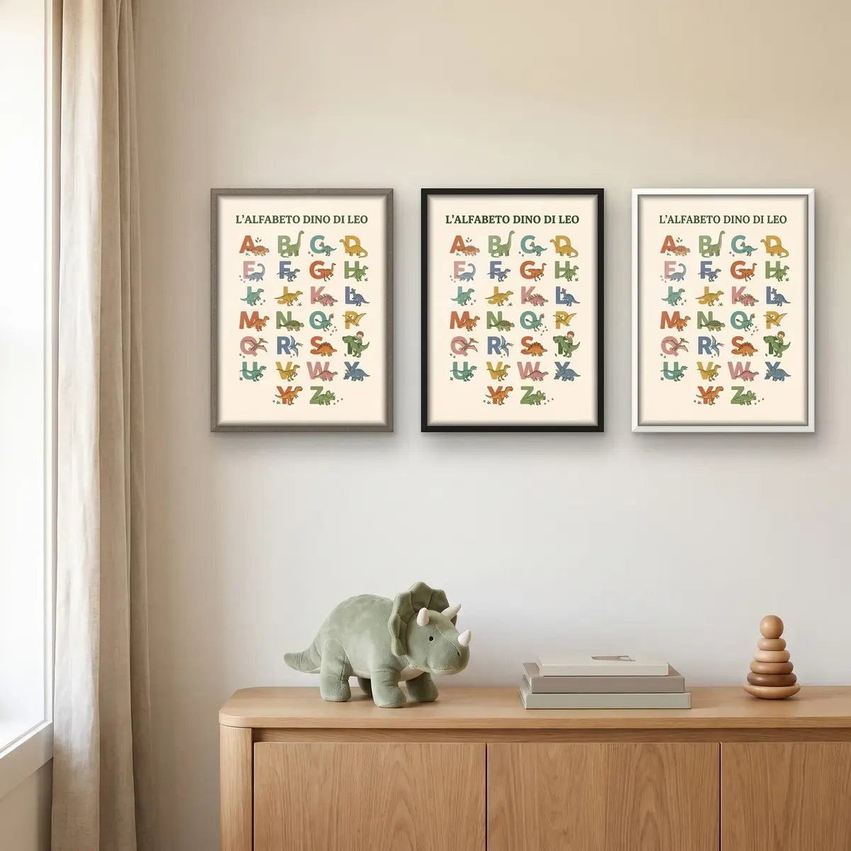 Poster personalizzato - Alfabeto dino, Immagine 7 di 7