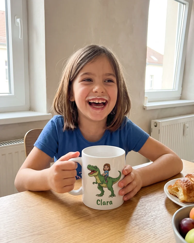 KI: Personalisierte Tasse